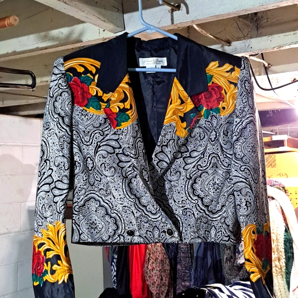 Lauren and Jane collection black and red jacket